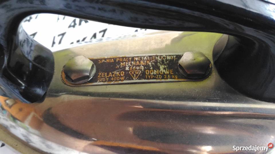 ŻELAZKO DOMOWE 400W MECHANIK SPRAWNE Z PRLu Łódź