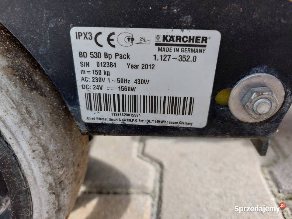 KARCHER BD530 Bp szorowarka zamiatarka maszyna Gorzów Wielkopolski