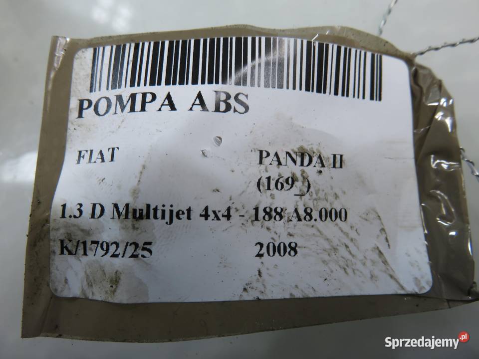 POMPA ABS FIAT PANDA II 4x4 0265800733