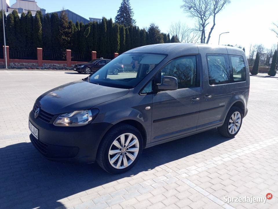 VW Caddy 16 TDI osobowy kupiony w polskim salonie warmińsko-mazurskie Hartowiec