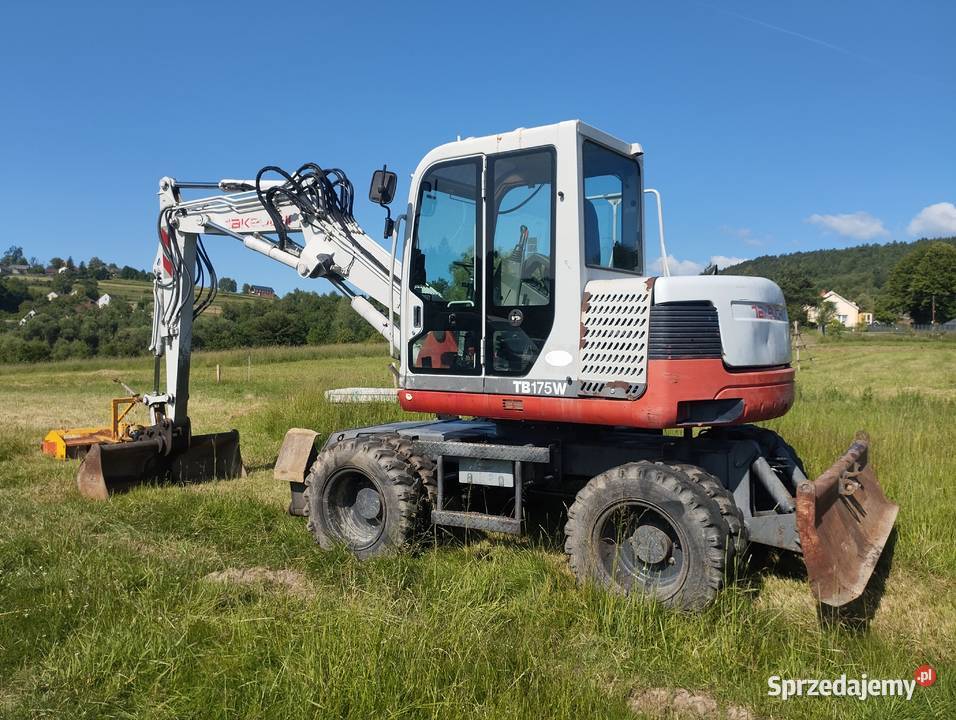 koparka kołowa takeuchi tb175W jcb volvo cat małopolskie Sucha Beskidzka sprzedam