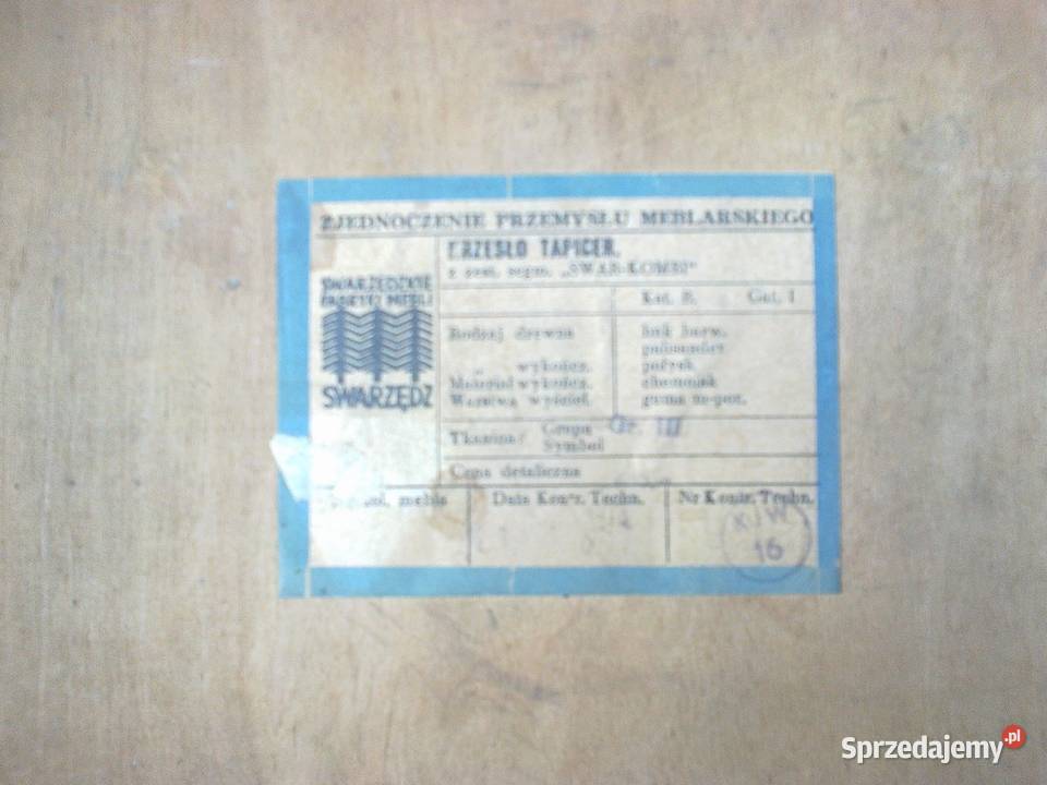 KRZESŁA z epoki made in PRL Pobiedziska