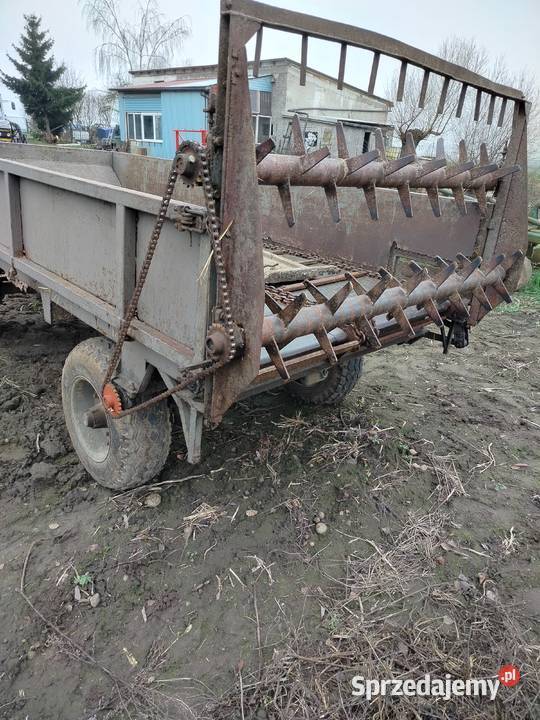 Rozrzutnik obornika 2 osiowy sprzedam Skarszewy sprzedam