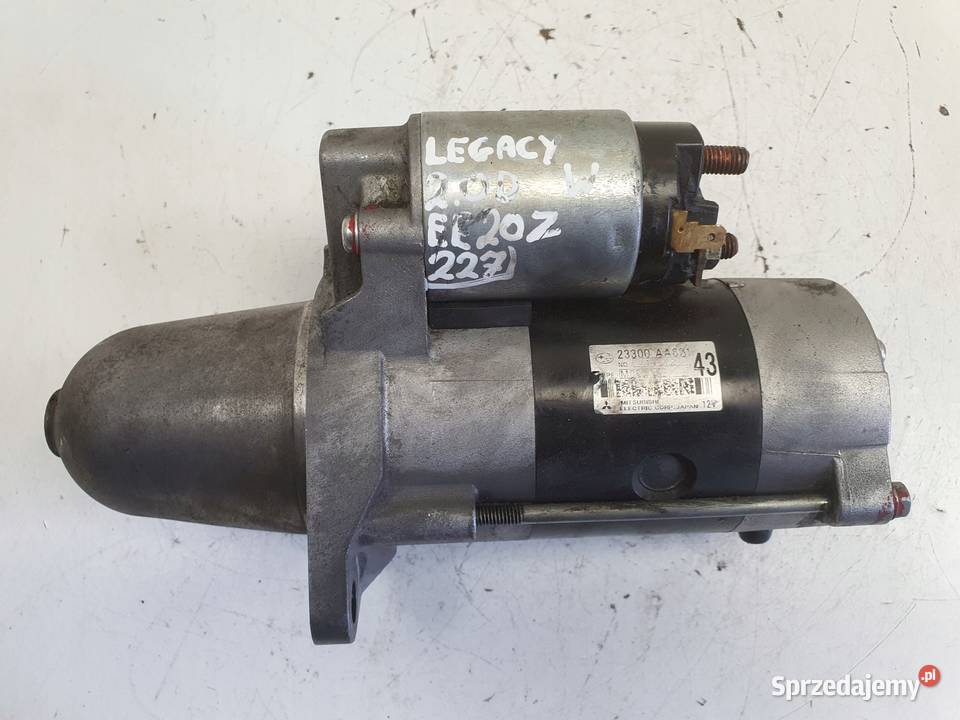 ROZRUSZNIK Subaru Legacy V 20 D ROZRUSZNIK Układ elektryczny silnika lubelskie