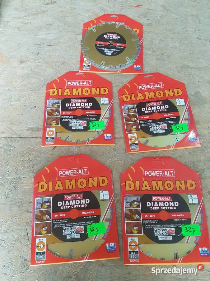 TARCZA DIAMENTOWA DO CIĘCIA 230 mm betonu złota Dom i Ogród Głogowa