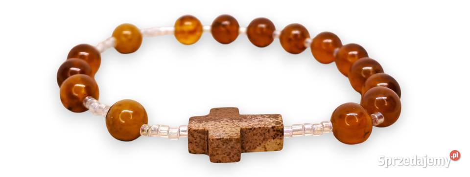 Bransoletka różaniec dziesiątka różańca z