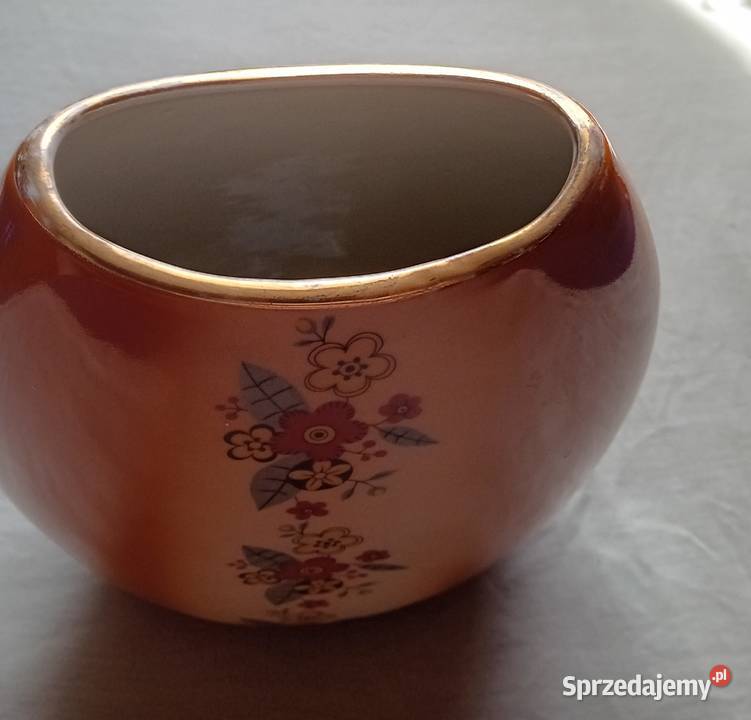 Wazon dysk porcelit Chodzież lata 60e XX w Koźminek