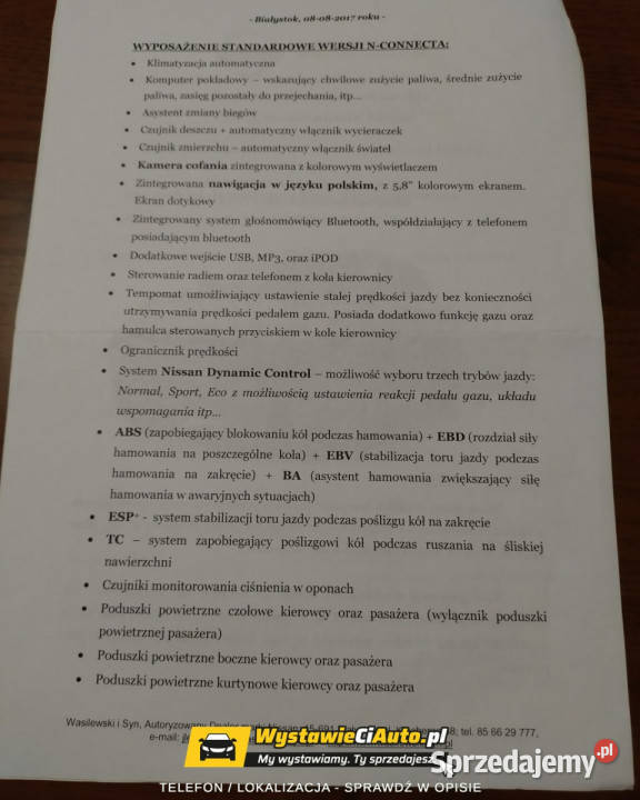Nissan Juke Telefon 664337268 Białystok I 4/5 Włocławek