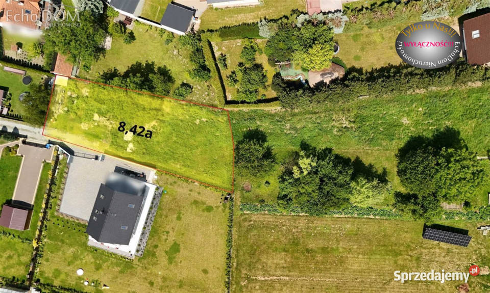 Działka Zielonki 842m2 45m Sprzedaż