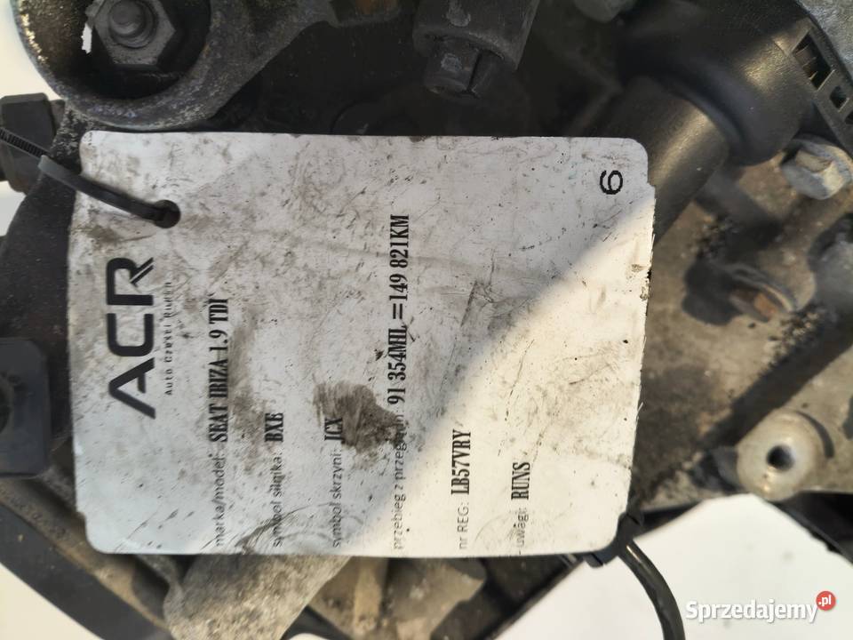 SKRZYNIA BIEGÓW VW Golf V Audi A3 II 8P 19 TDI Skrzynie biegów manualne