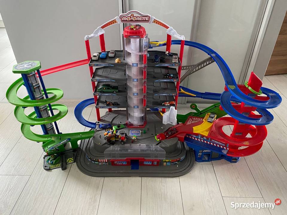 Zestaw Wielki Garaż Parking Super City Majorette