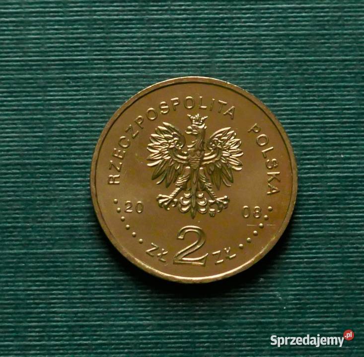 POLSKA 2 złote 2008r Getto Warszawskie Numizmatyka Gliwice