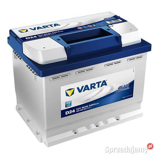 Akumulator VARTA Blue Dynamic D24 60Ah 540A EN Sieradz sprzedam