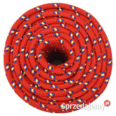 vidaXL Linka żeglarska czerwona 14 mm 100 m Warszawa sprzedam