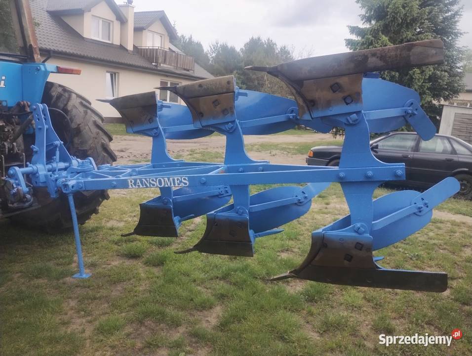 Pług lekki obrotowy 3 skibowy Ransomes Kozienice sprzedam