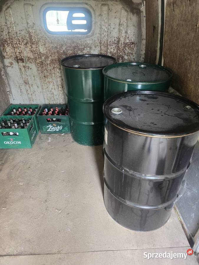 Beczka plastikowa metalowa 120l 200l Miszewo