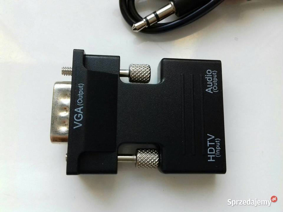Konwenter sygnału z HDMI do VGA 1080pAudio DSub Elektronika Bydgoszcz