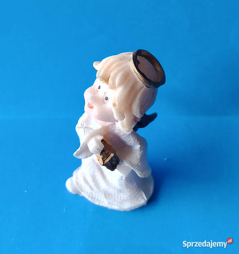 figurka ceramiczna Anioł z latarnią podlaskie Suwałki
