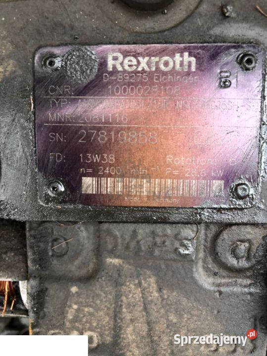 Kramer Allrad 280 34102 Radlader Części Zwolnica Jastrzębniki