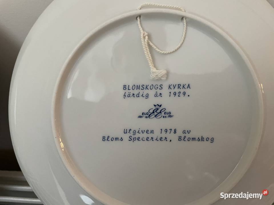 Bydgo Elgporslin talerze kolekcjonerskie pomorskie Pruszcz Gdański