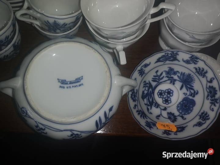 Filiżanka z wzorem cebulowym Blue Danube Porcelana i szkło Gdańsk