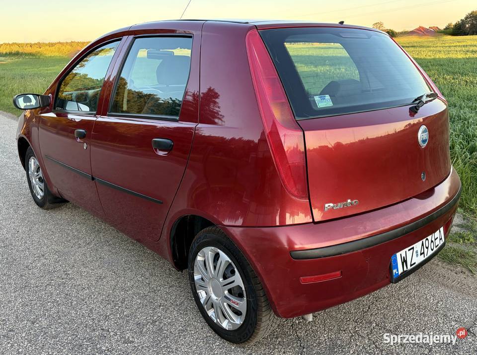 OKAZJA 113 FIAT PUNTO 12 Benzyna SALON POLSKA Zarejestrowany w Polsce Punto Wieliszew sprzedam