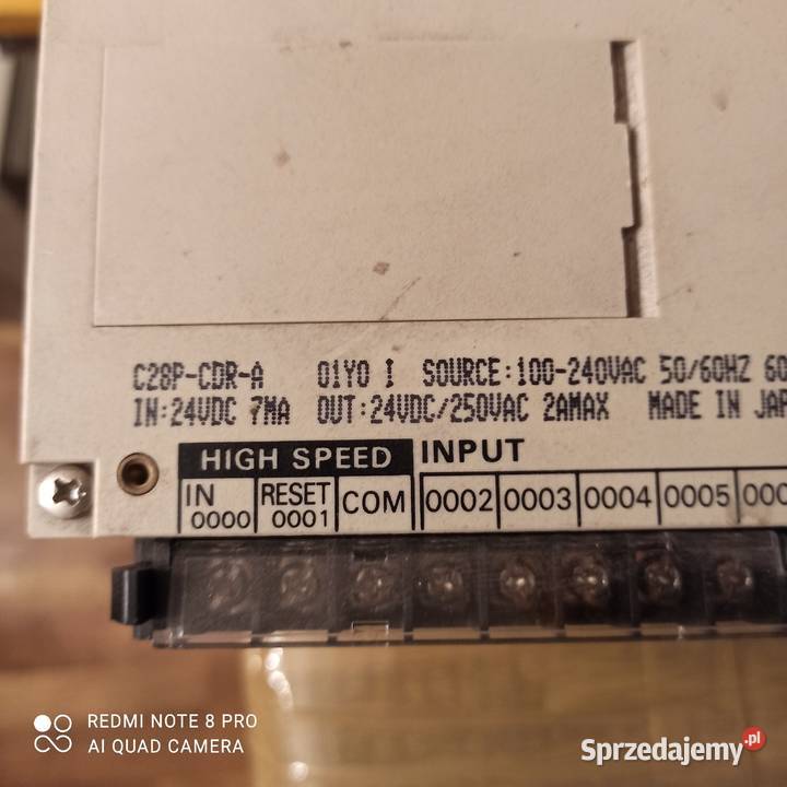 Sterownik Omron Sysmac C28p Produkcja Nowy Tomyśl