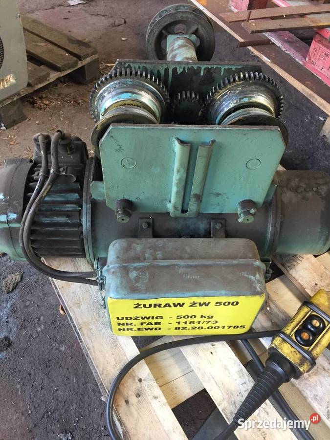 Wciągnik żuraw balkancar Biznes i Przemysł Żmigród