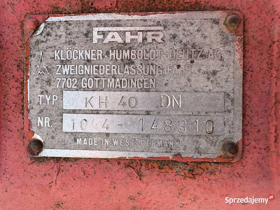 Przetrząsaczka Deutz Fahr nieuszkodzony Guźnia