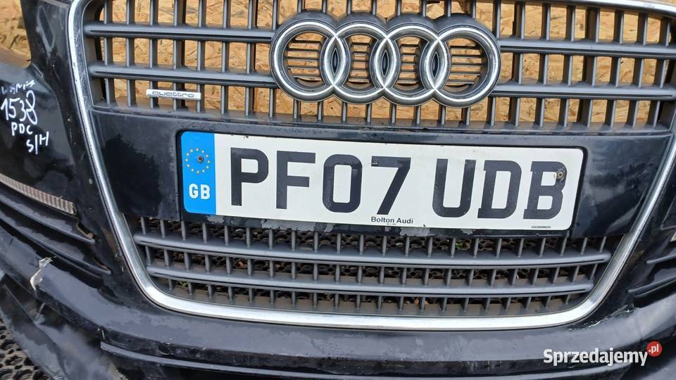 AUDI Q7 4L ZDERZAK PRZÓD LC9X HALOGEN PDC SPRYSK osobowe Pasy przednie i tylne Zbierkowo