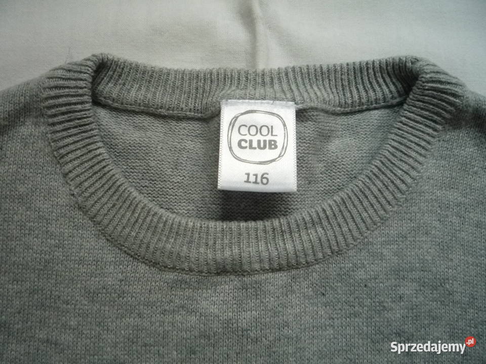 Cool Club 98 Smyk Szary Sweter Aplikacja Renifer zachodniopomorskie Szczecin