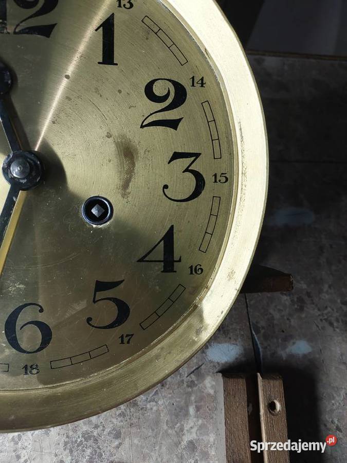 160 Zestaw mechanizm starego zegara ściennego Tczew