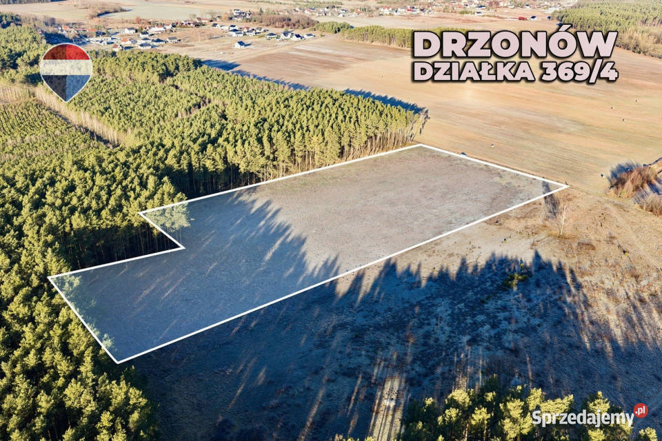 Na sprzedaż działka inwestycyjna Grunty i działki Drzonów