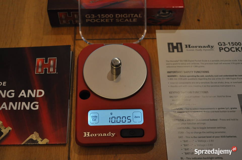 Waga elektroniczna do prochu Hornady G3 1500 Rzeszów