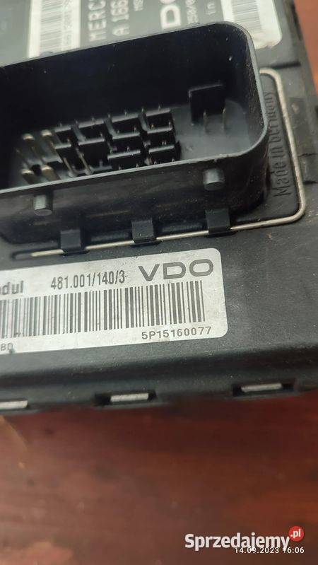 STEROWNIK MERCEDES W168 A1661500279 A1661404800 Włoszczowa