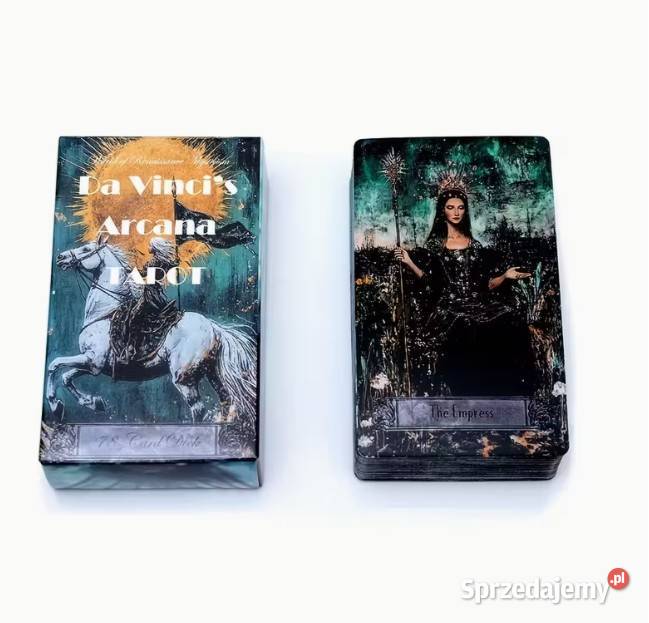 Kolekcjonerskie karty tarota Arcana da Vinci 78 mazowieckie Warszawa