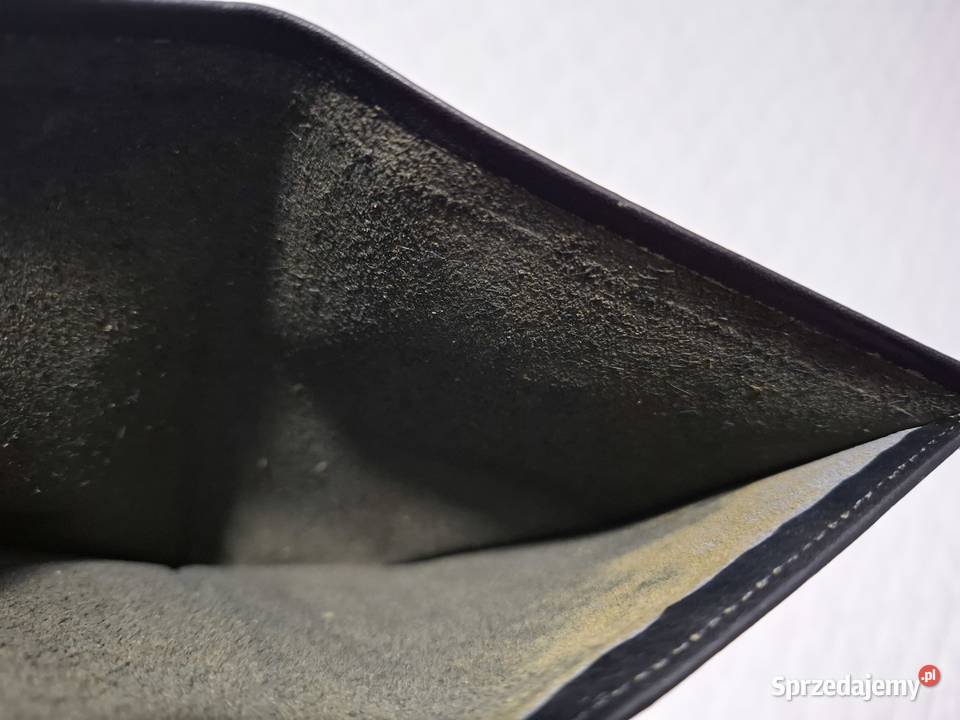 Portfel czarny wkładka na dokumenty 105x21 Pozostałe Czeladź