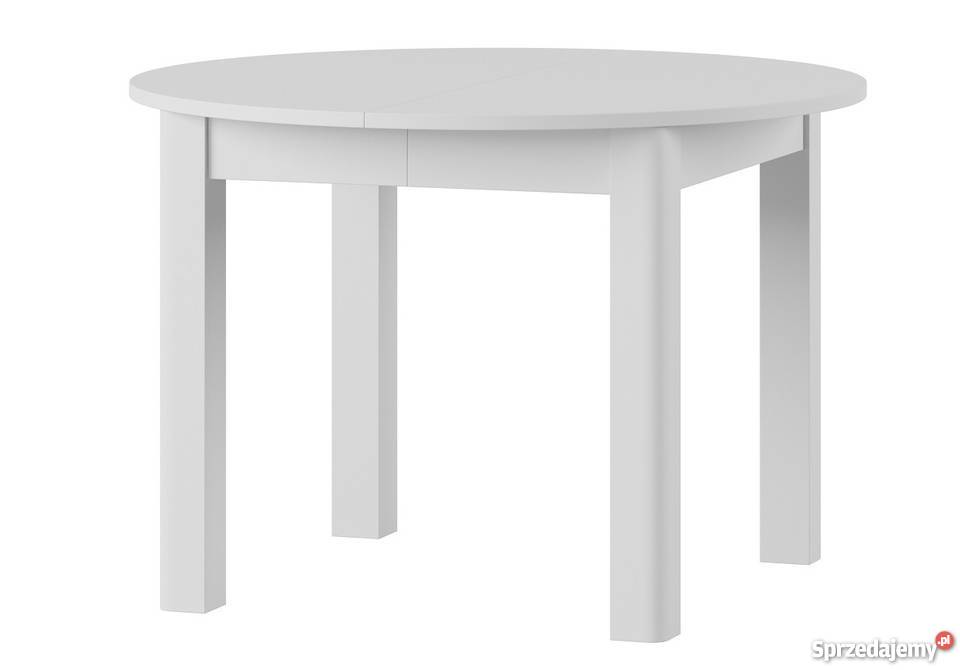Stół okrągły rozkładany URAN 1 biały Dom i Ogród Łomża