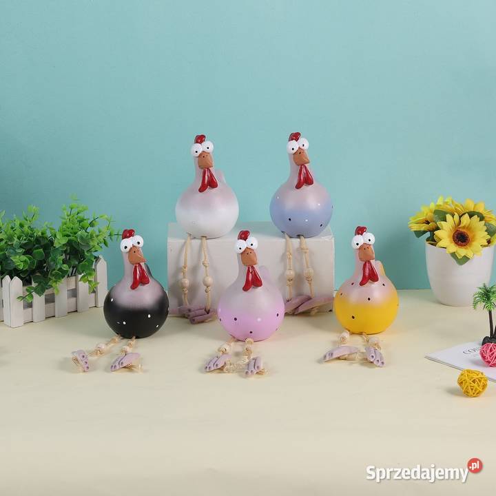 Ozdoba ogrodowa kurczak Hilde z żywicy Ogród Zawiercie