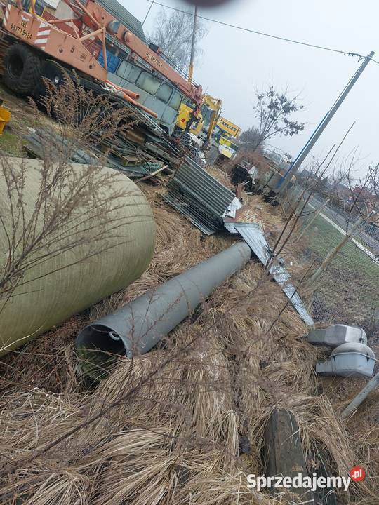 Konstrukcja pod reklamę podstawa betonowa i słup Pozostałe Gdańsk