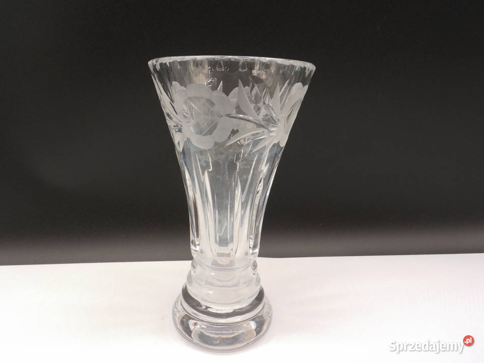 Wazon Kryształowy Motyw Róży sprzedam
