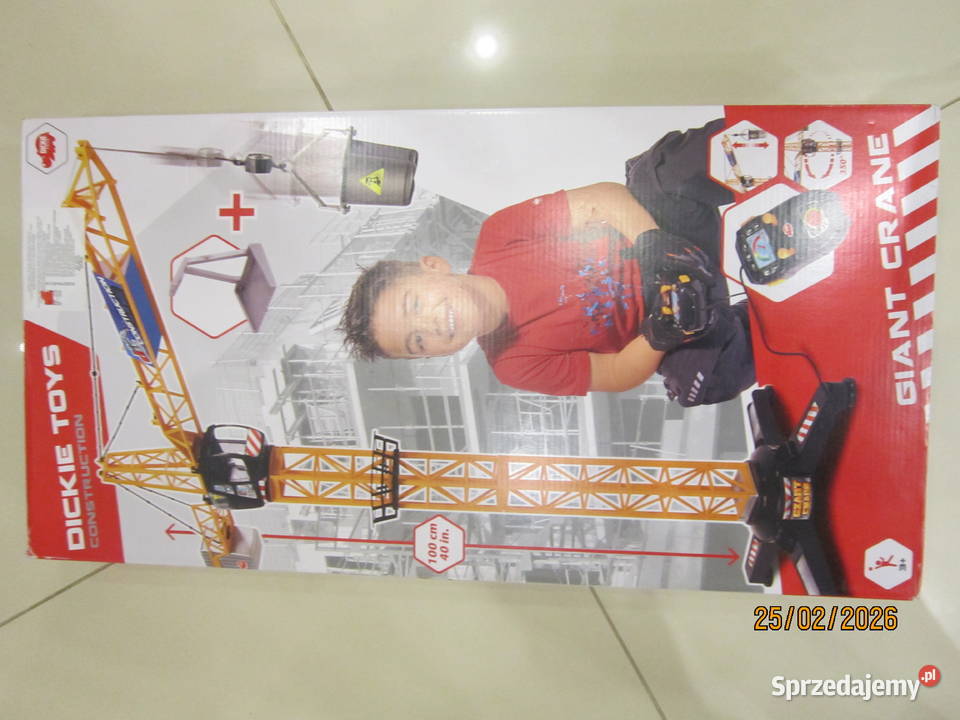Dźwig zabawka sterowany elektrycznie Warszawa