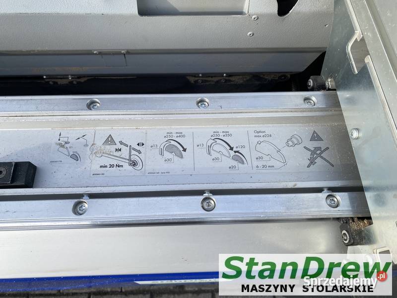 Piła formatowa Felder K 900S wyświetlacz na pomorskie Mojusz