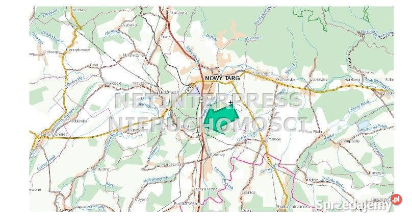 sprzedaży gruntu Nowy Targ 59972 metry małopolskie sprzedam