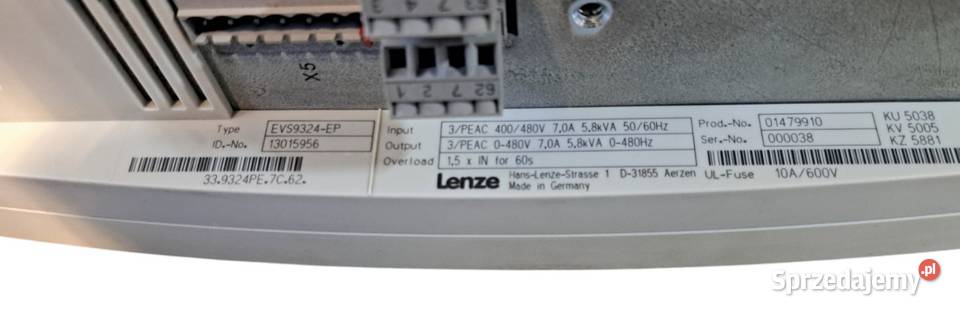 Servo Lenze 9324 EP wielkopolskie