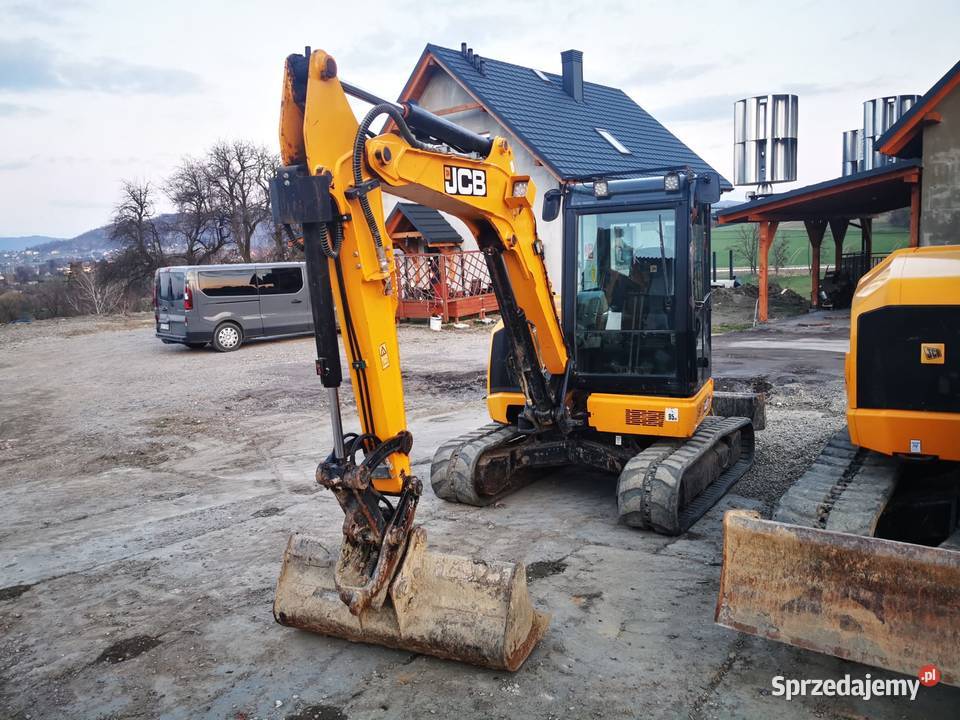 Koparka gąsienicowa JCB 48 Z1 2020 Pług Łyżka Cieszyn