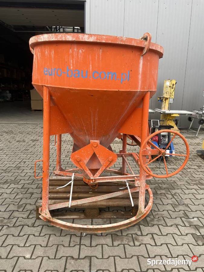 Pojemnik Zbiornik do betonu dźwigowy lej kubeł Pozostałe Ślesin