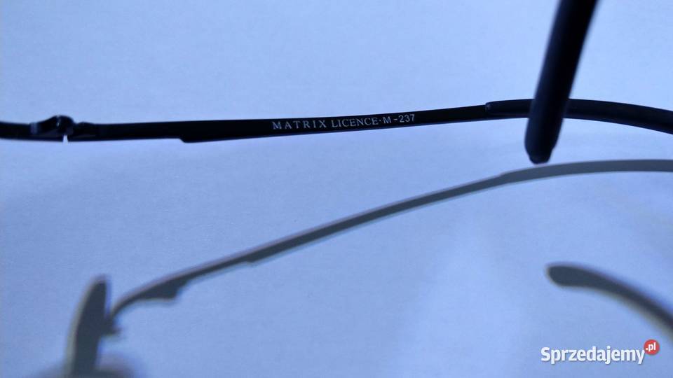 Okulary MATRIX design Licence M 237 czarne Dla mężczyzn