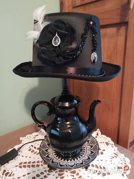 Lampka stołowa z porcelany Bielsko-Biała