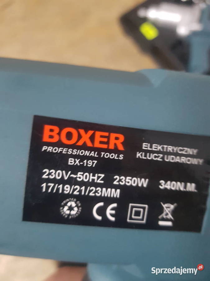 Elektryczny klucz udarowy boxer 2350 wat 340 NM Głogowa